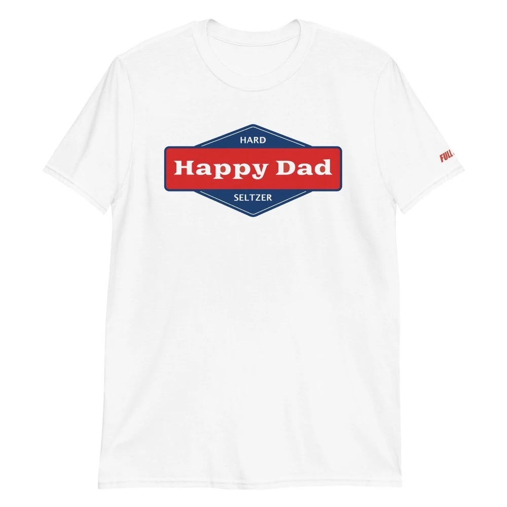Happy Dad Tee White